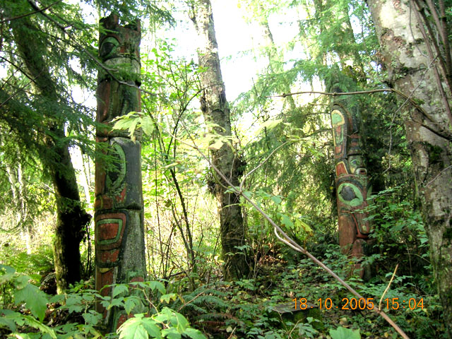 Two Totem
			Poles